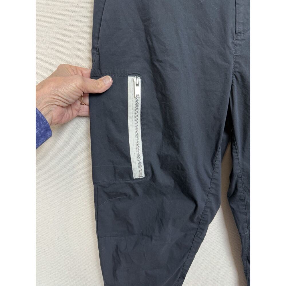 Nike Black Joggers with White Zip Accent - Picture 4 of 15